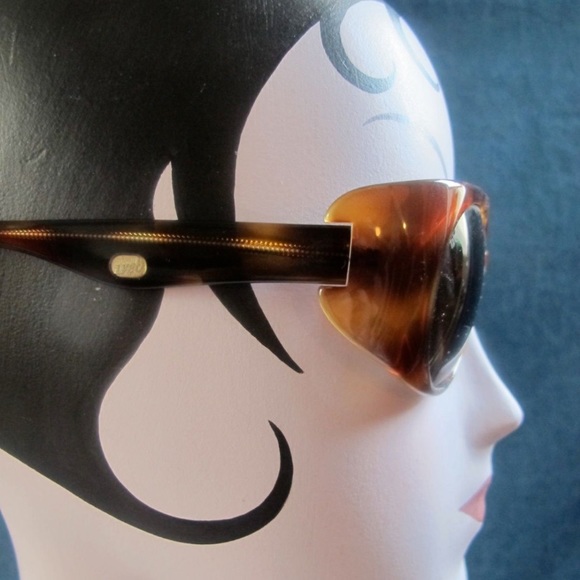 WEB  Faux Tortoise Aviator Sunglasses-Authentic - Picture 2 of 5